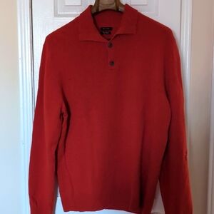 Beautiful Swewter Burb Orange cashmere And Wool.